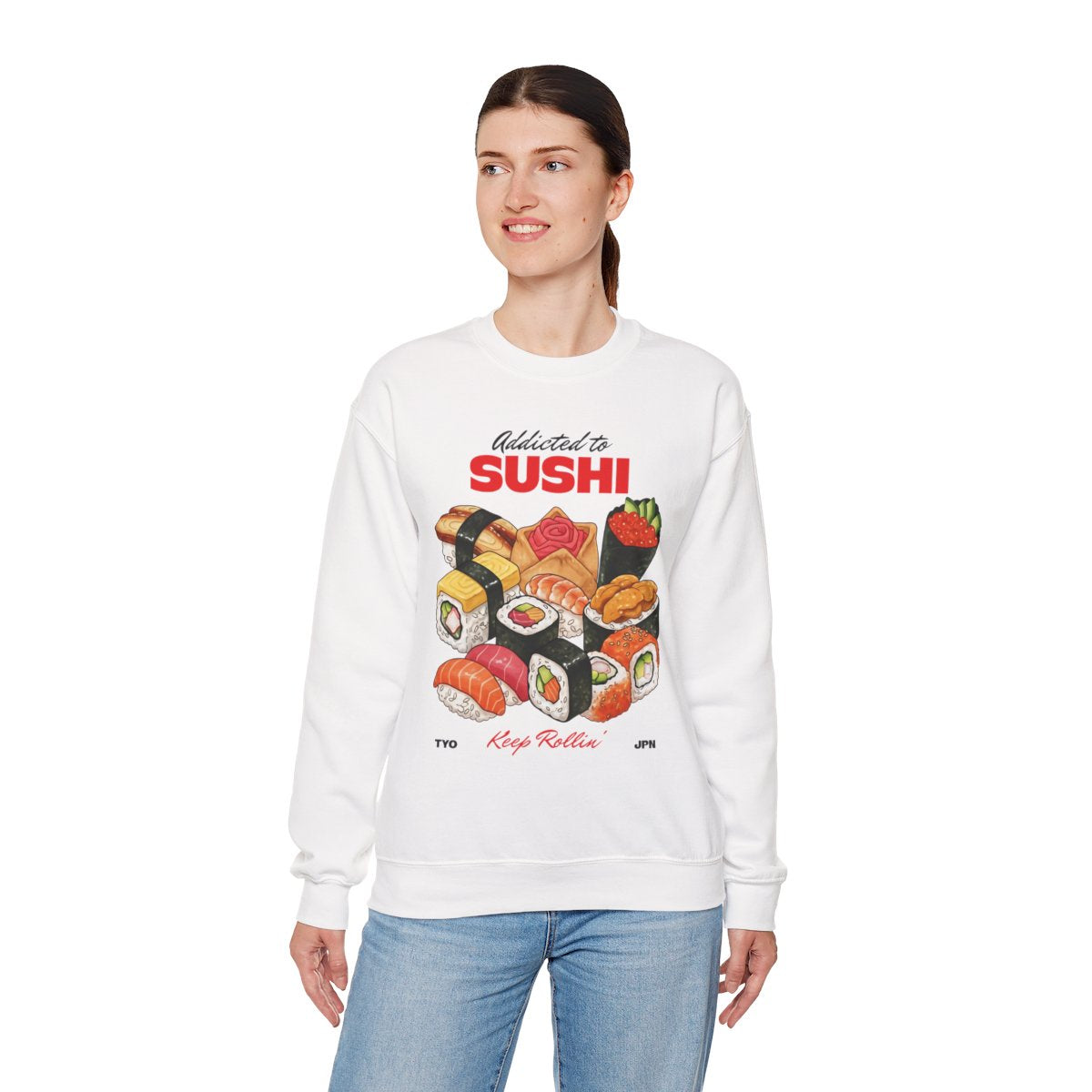 NINJA BITE MAKI - Japanese Food (Sweatshirt)