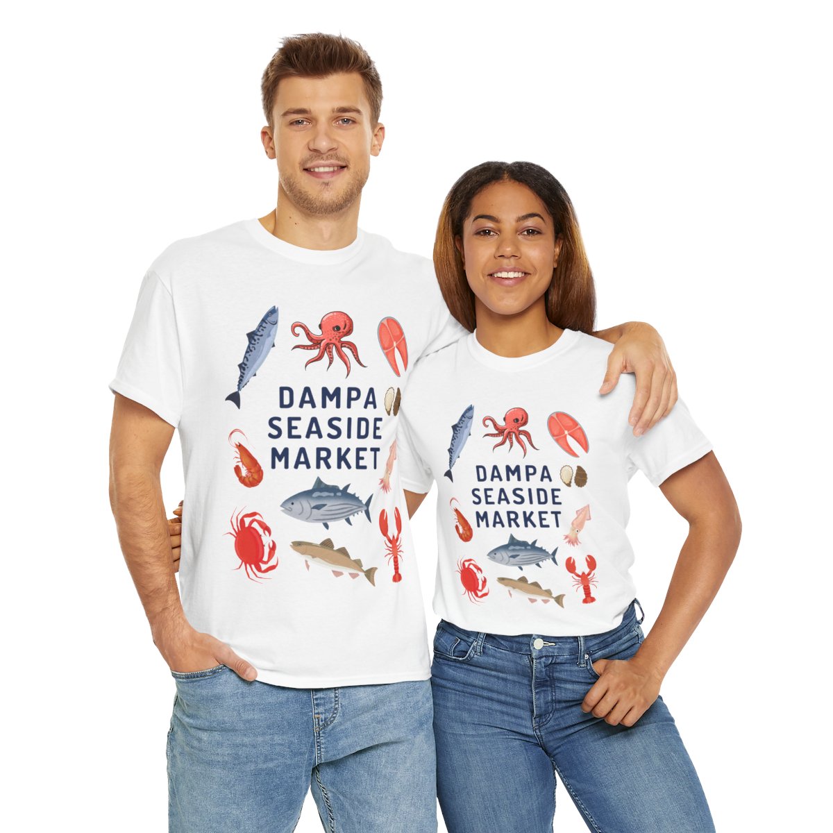 DAMPA SEASIDE MARKET 2 - Filipino Food (Basic Tee)