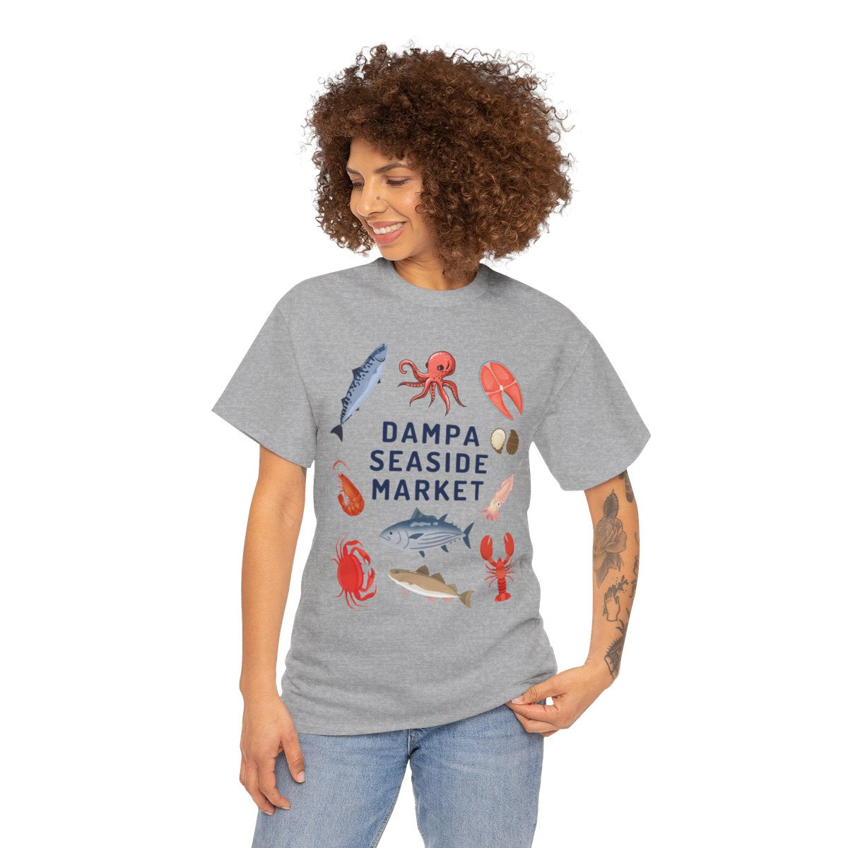 DAMPA SEASIDE MARKET 2 - Filipino Food (Basic Tee)
