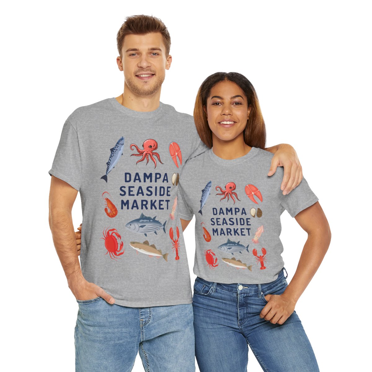 DAMPA SEASIDE MARKET 2 - Filipino Food (Basic Tee)