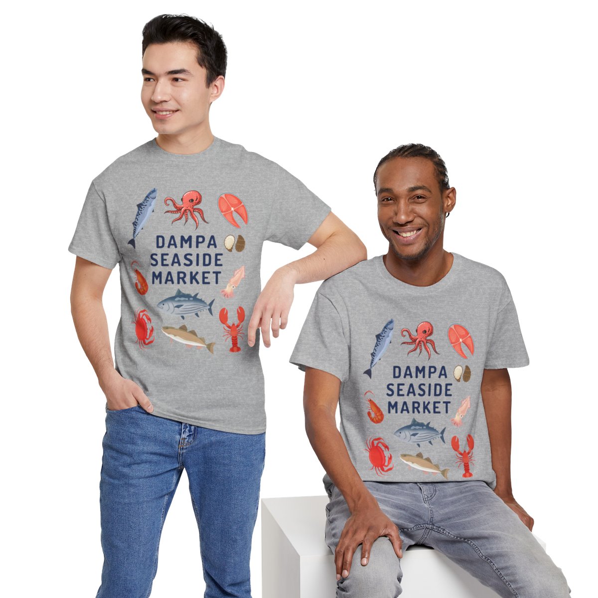 DAMPA SEASIDE MARKET 2 - Filipino Food (Basic Tee)