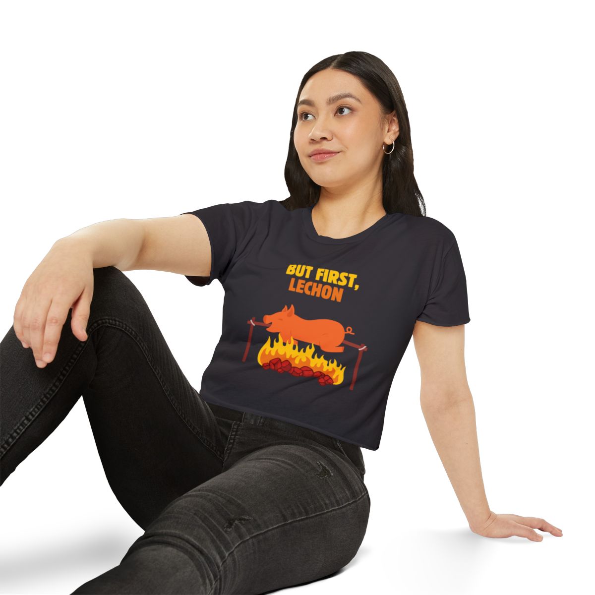 SPICY LECHON - Filipino Food (Crop Top)