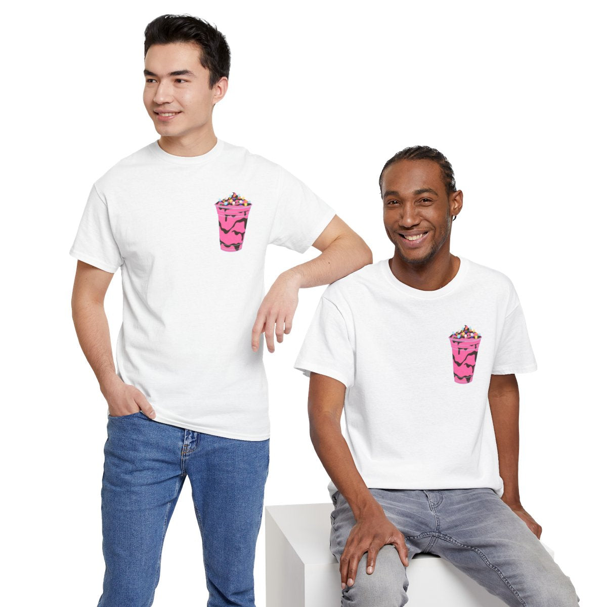 STRAWBERRY ISKRAMBOL - Filipino Food (Basic Tee)