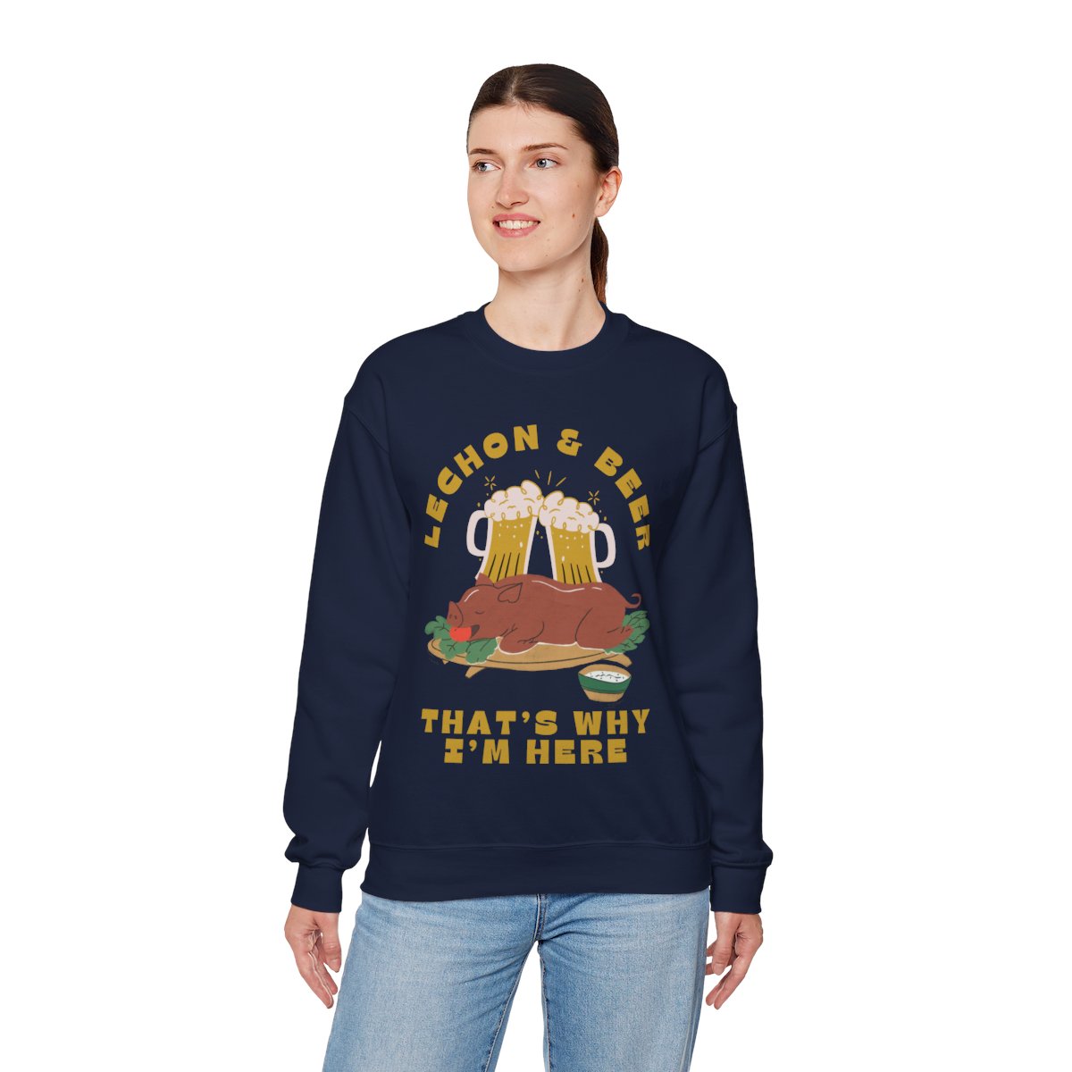 LECHON & BEER - Filipino Food (Sweatshirt)