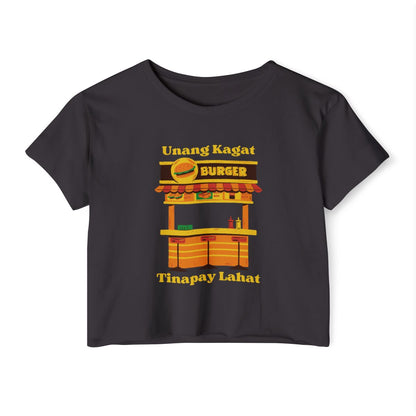 KANTO BURGER - Filipino Food (Crop Top)