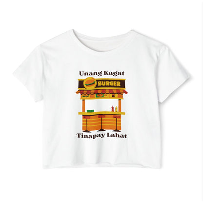 KANTO BURGER - Filipino Food (Crop Top)