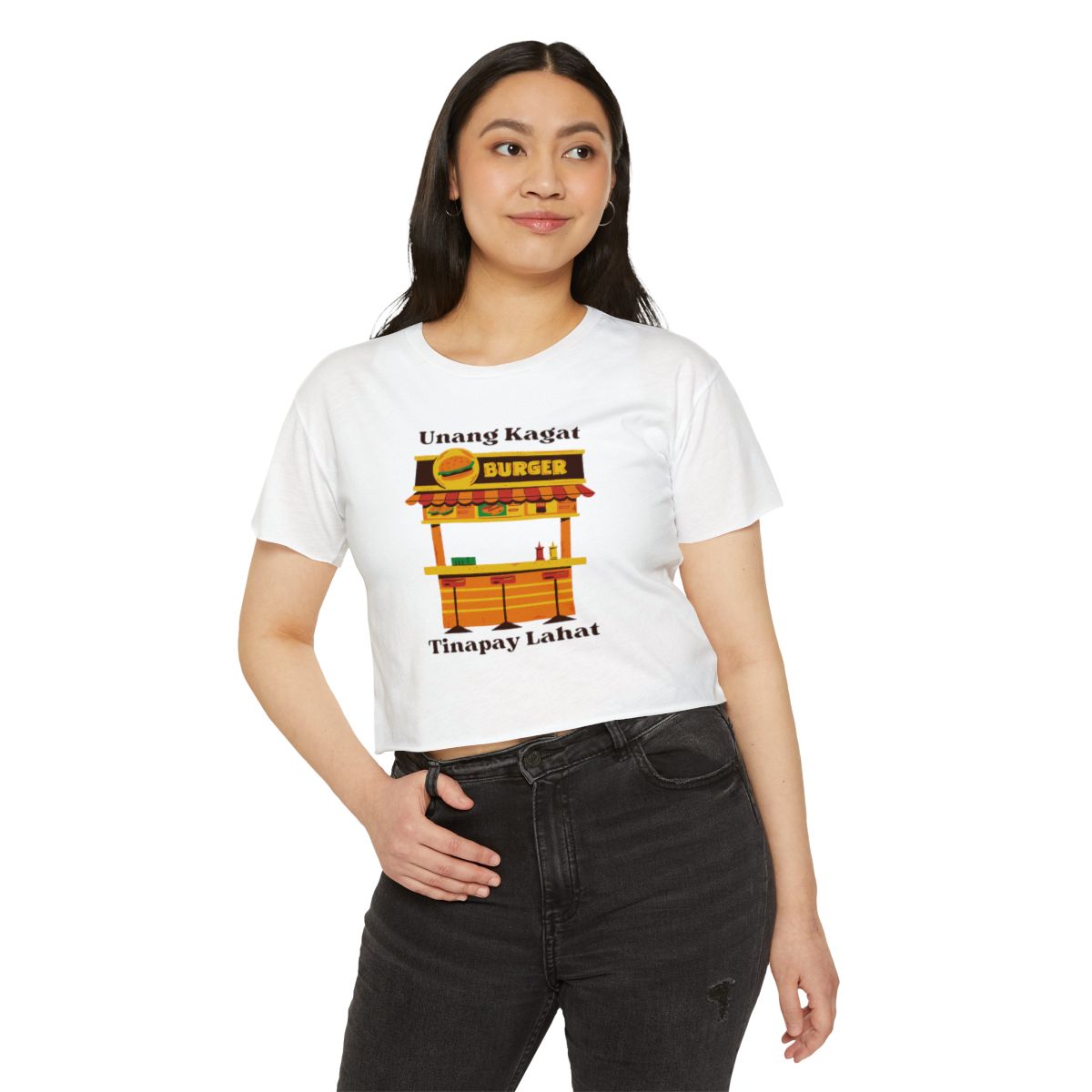 KANTO BURGER - Filipino Food (Crop Top)