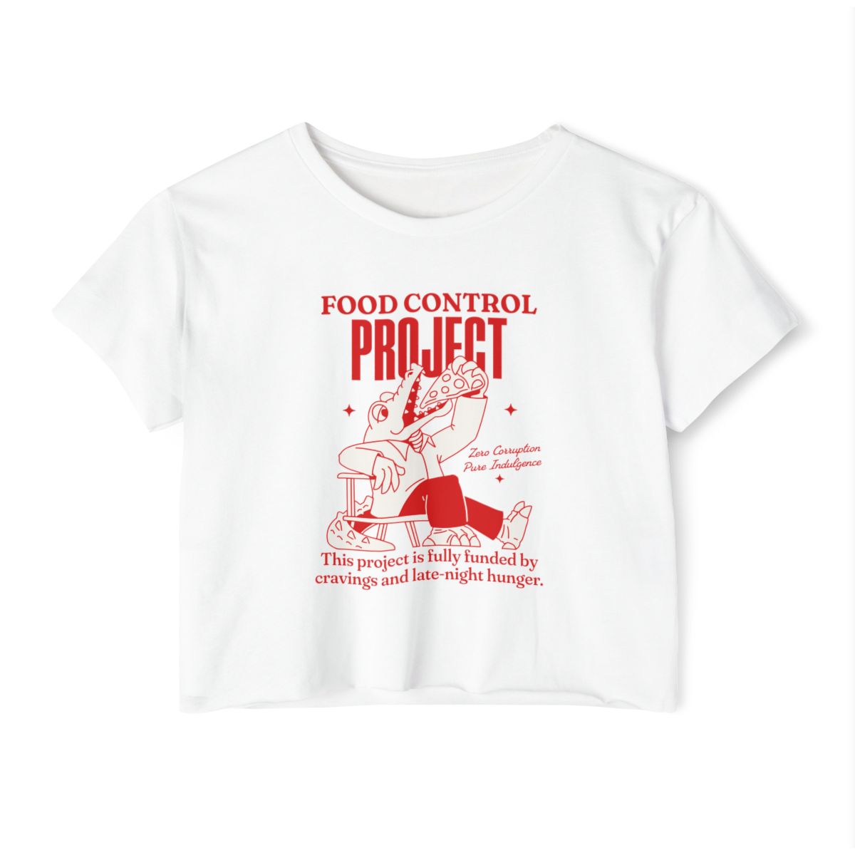 FOOD CONTROL PROJECT 1 - FOODIE (Crop Top)