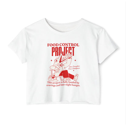 FOOD CONTROL PROJECT 1 - FOODIE (Crop Top)