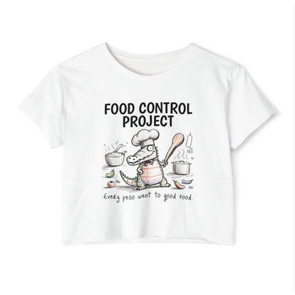 FOOD CONTROL PROJECT 2 - FOODIE (Crop Top)