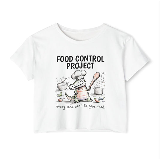 FOOD CONTROL PROJECT 2 - FOODIE (Crop Top)