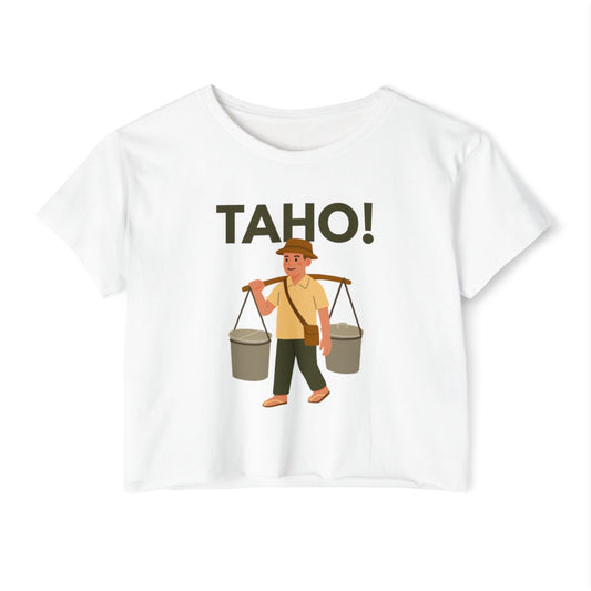 UBE TAHO - Filipino Food (Crop Top)