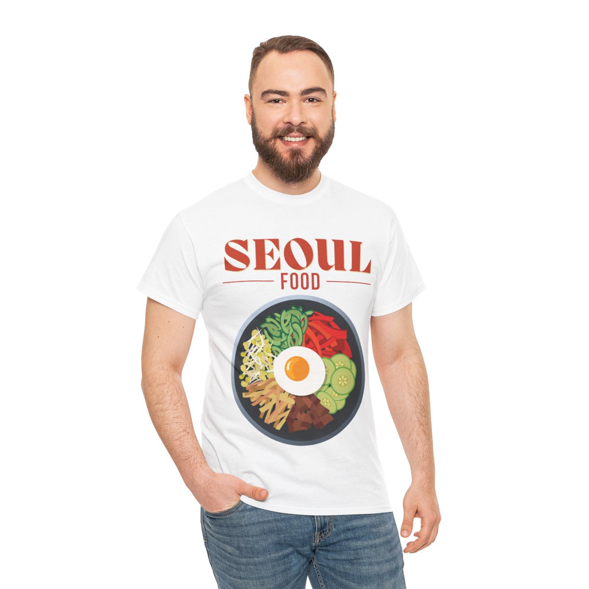 BIBIMBAP 1 - Korean Food (Basic Tee)