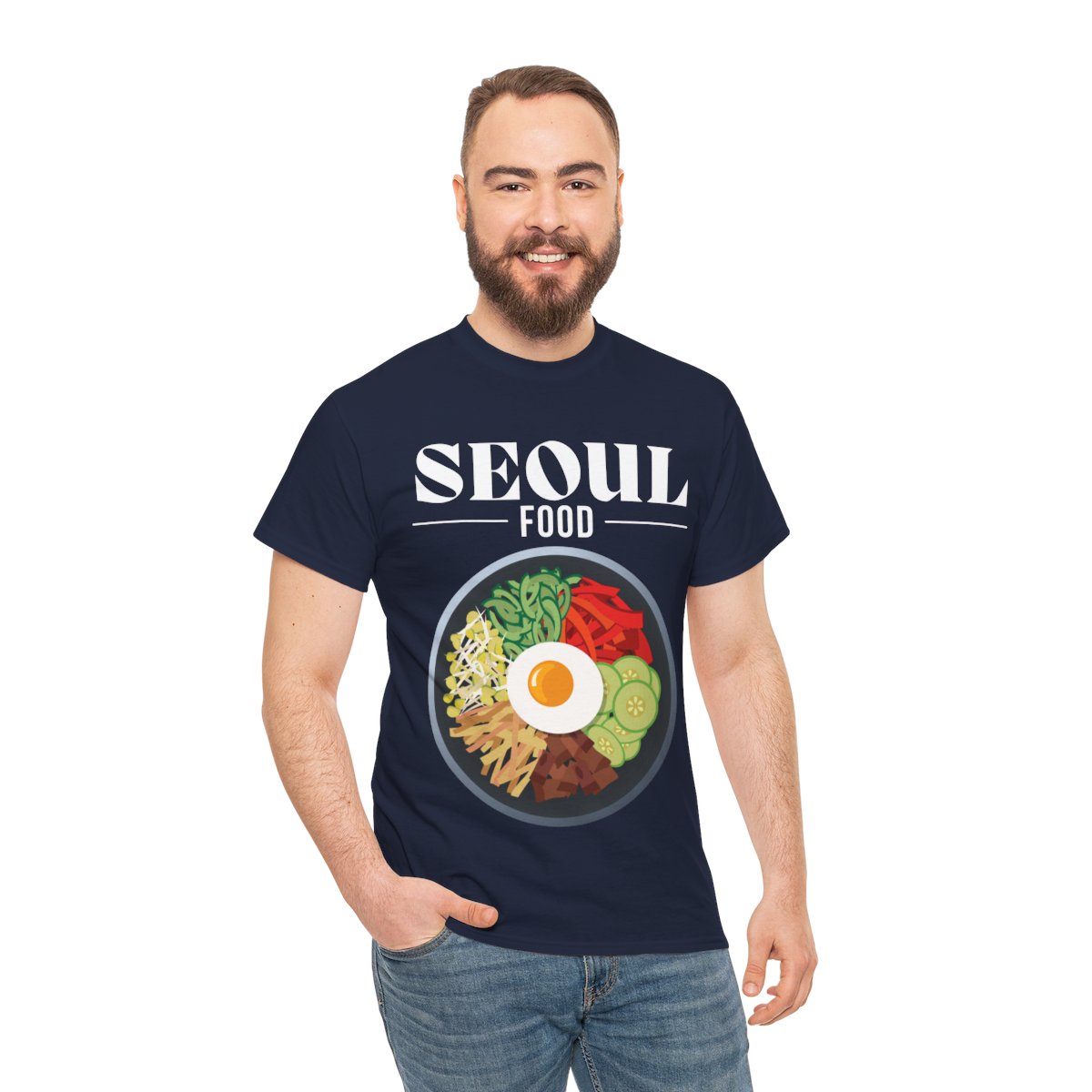 BIBIMBAP 1 - Korean Food (Basic Tee)