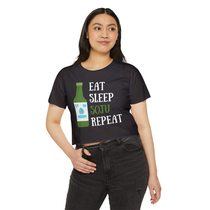 PEACH SOJU - Korean Food (Crop Top)