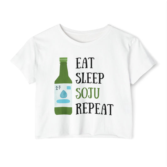 PEACH SOJU - Korean Food (Crop Top)