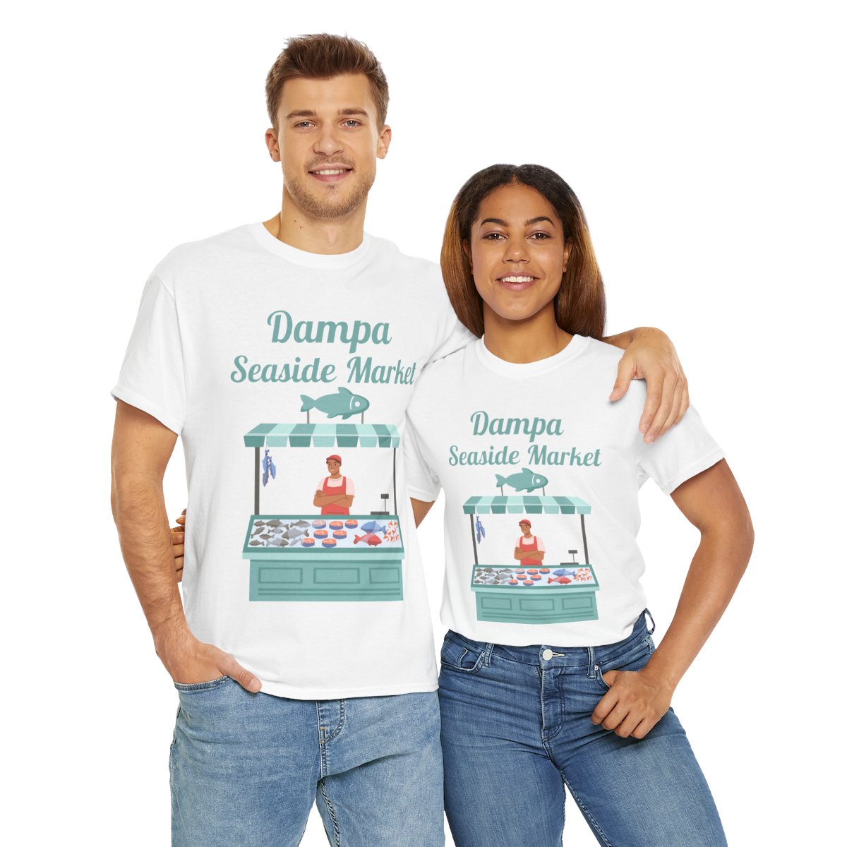 DAMPA SEASIDE MARKET 1 - Filipino Food (Basic Tee)