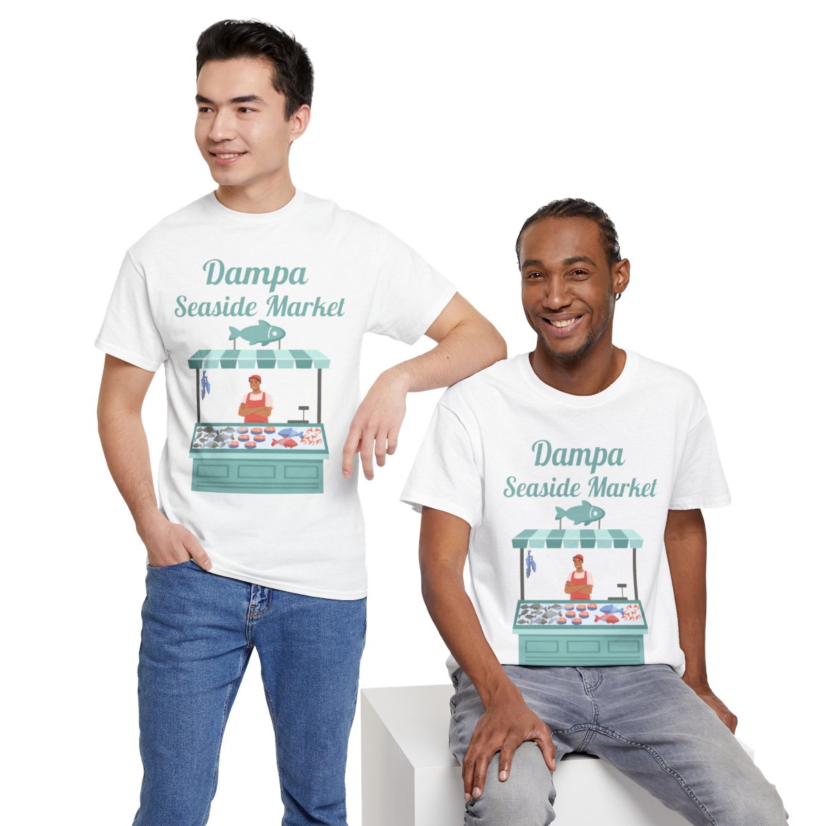 DAMPA SEASIDE MARKET 1 - Filipino Food (Basic Tee)