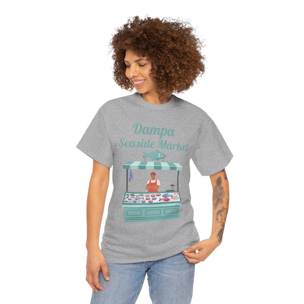 DAMPA SEASIDE MARKET 1 - Filipino Food (Basic Tee)