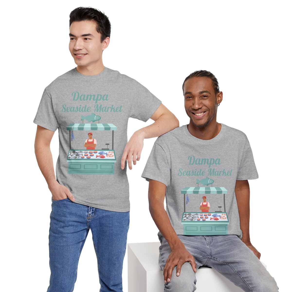 DAMPA SEASIDE MARKET 1 - Filipino Food (Basic Tee)