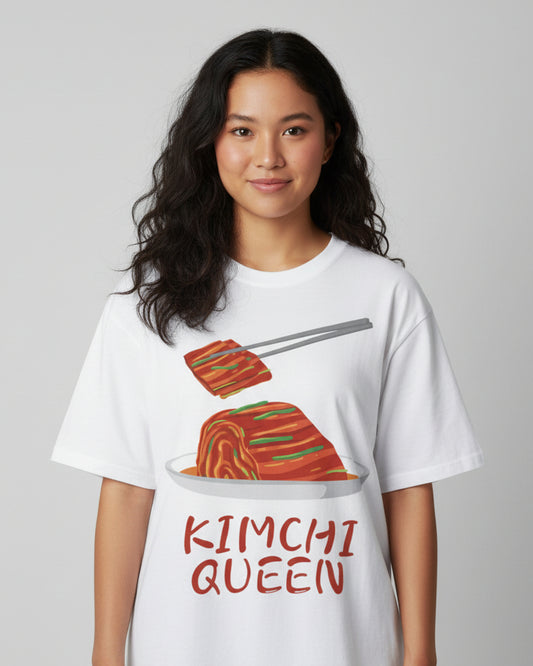 KIMCHI QUEEN - Korean Food (Basic Tee)
