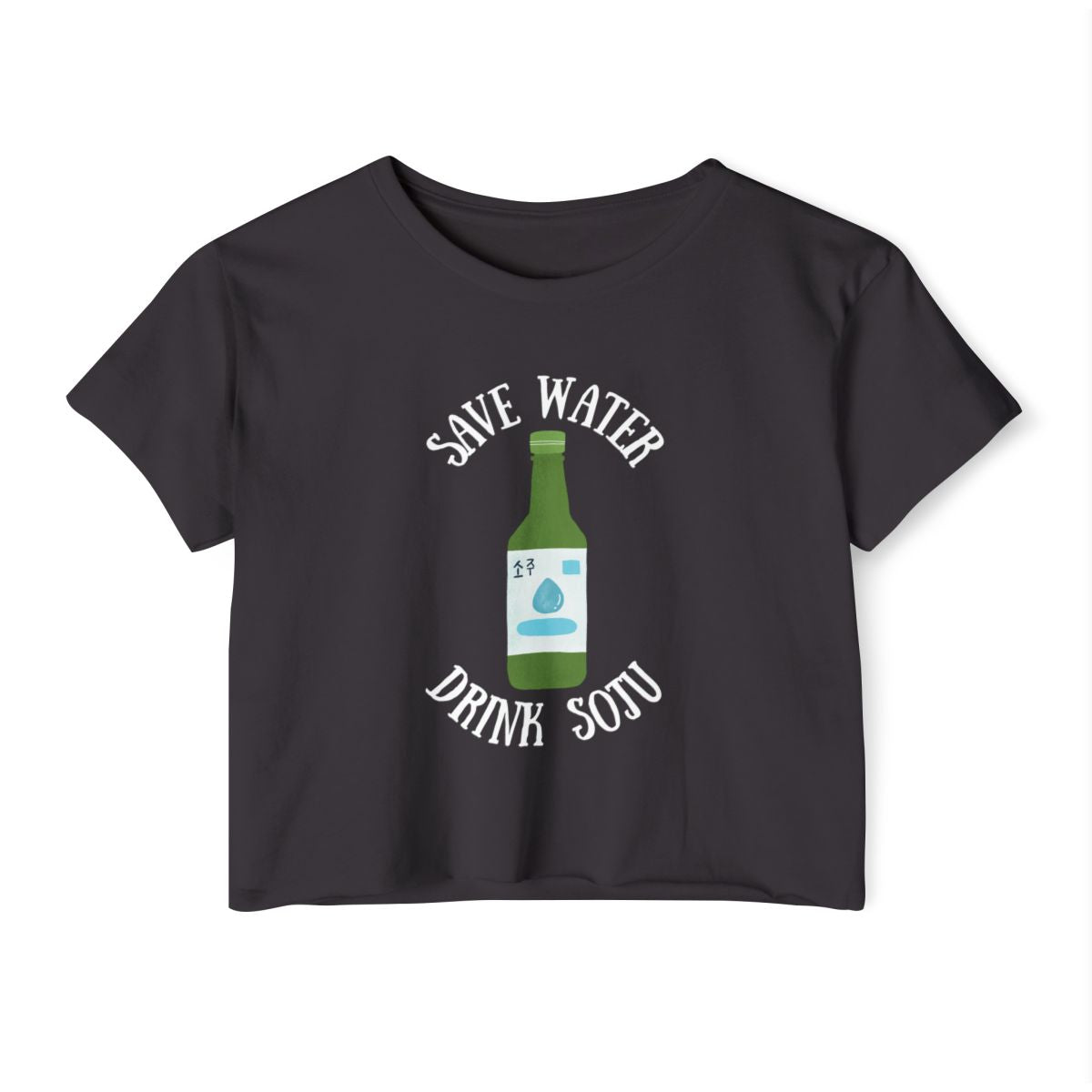 GREEN GRAPE SOJU - Korean Food (Crop Top)