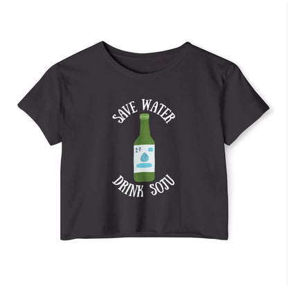 GREEN GRAPE SOJU - Korean Food (Crop Top)