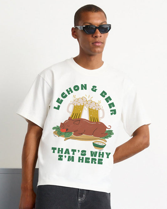 LECHON & BEER - Filipino Food (Basic Tee)