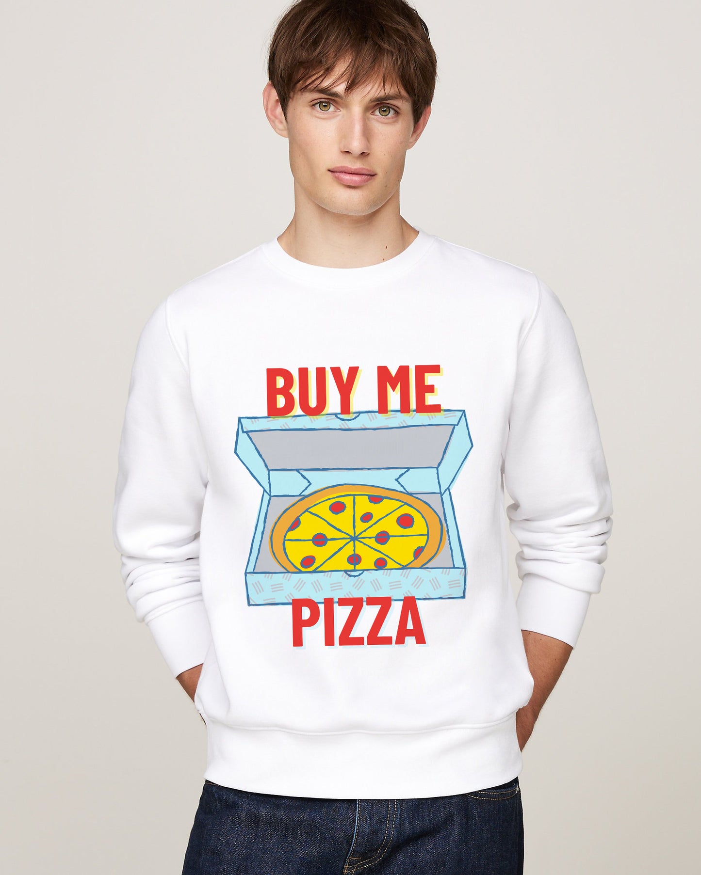 CHICKEN ALFREDO - Pizza (Sweatshirt)