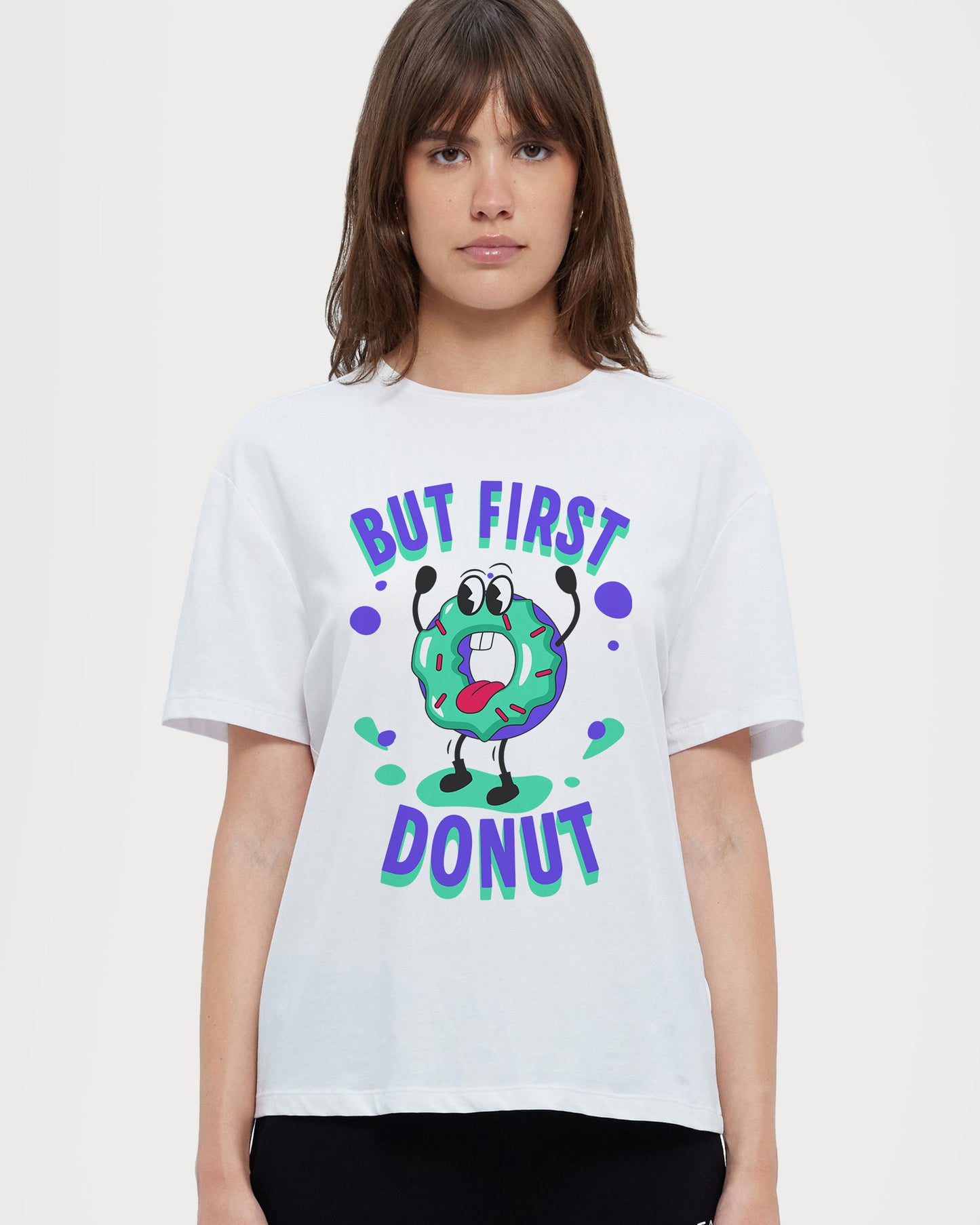 VANILLA FROSTED DONUT - Dessert (Basic Tee)
