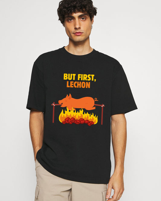 SPICY LECHON - Filipino Food (Basic Tee)