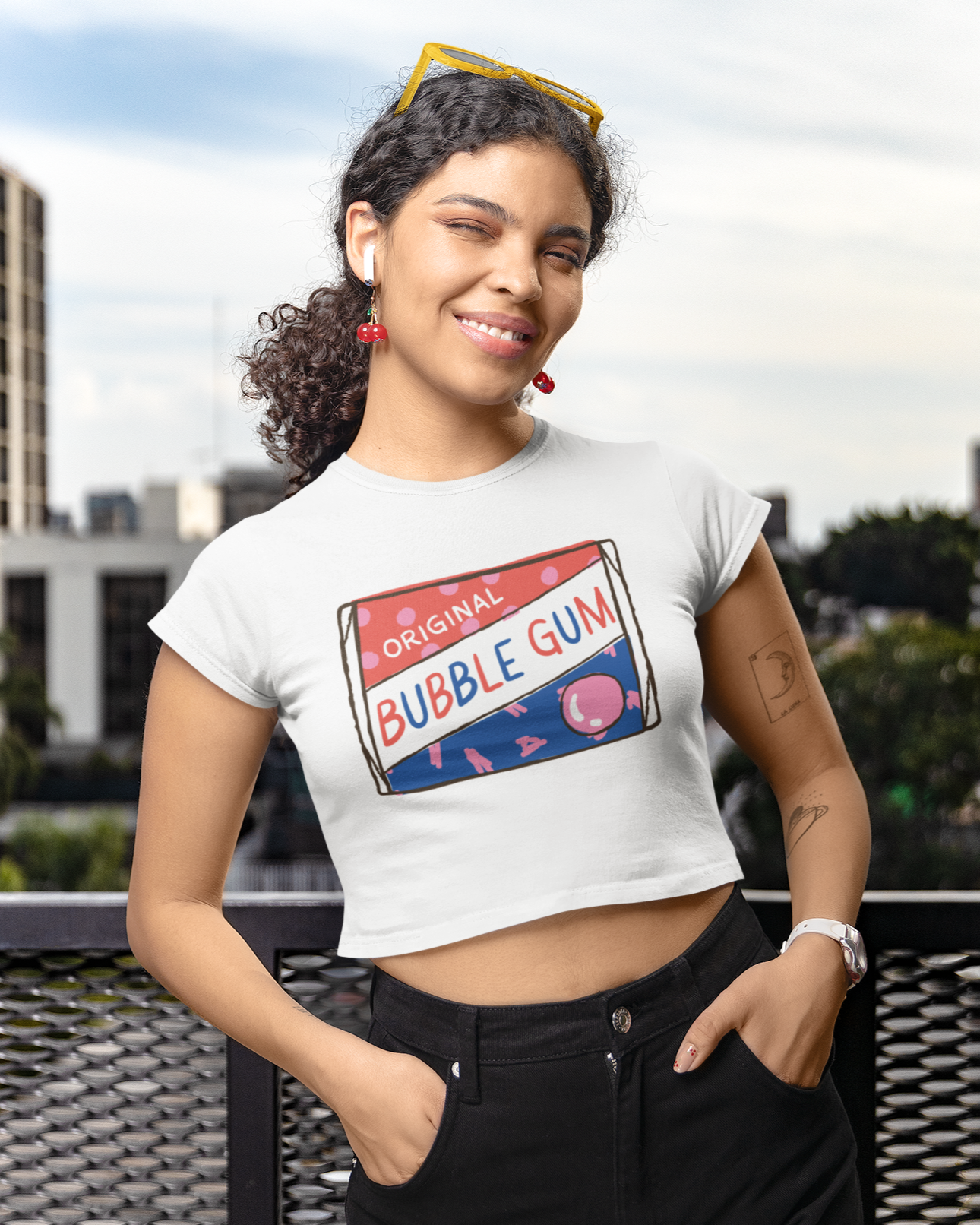 BUBBLE GUM - Sari-Sari Store (Crop Top)