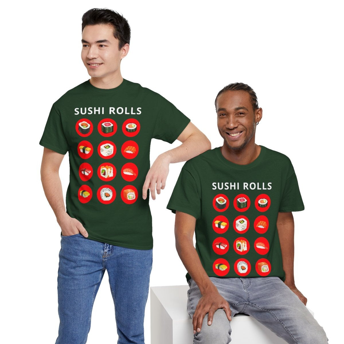SUSHI ROLLS - Japanese Food (Basic Tee)