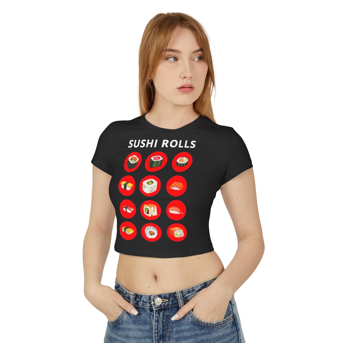 SUSHI ROLLS - Japanese Food (Crop Top)