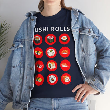 SUSHI ROLLS - Japanese Food (Basic Tee)