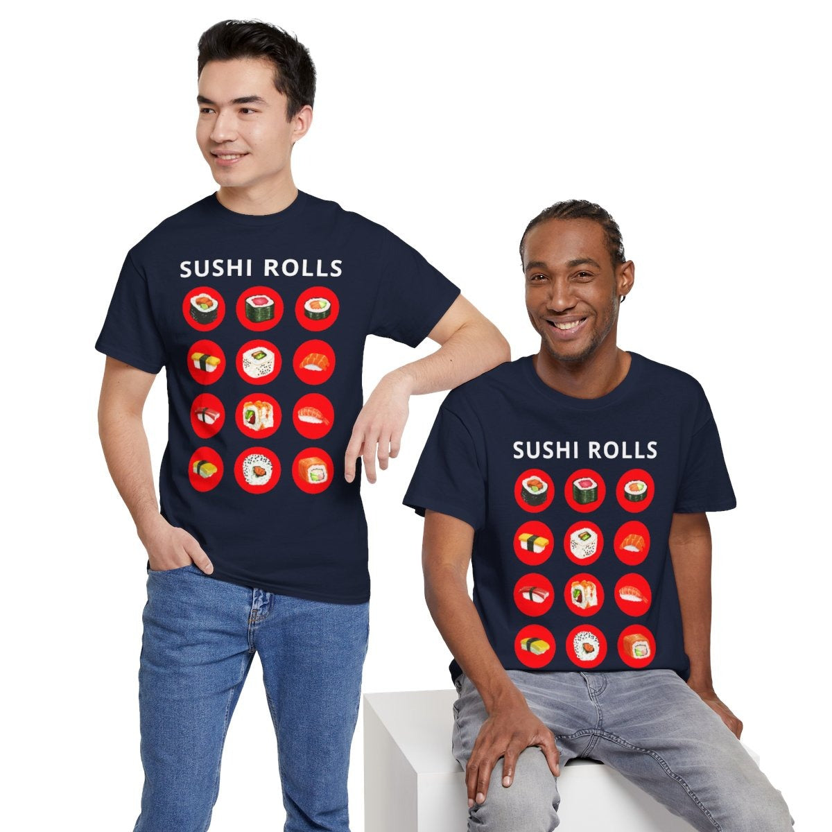 SUSHI ROLLS - Japanese Food (Basic Tee)