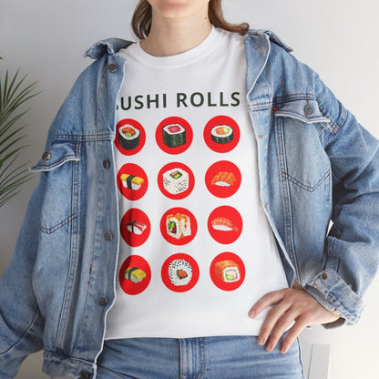 SUSHI ROLLS - Japanese Food (Basic Tee)