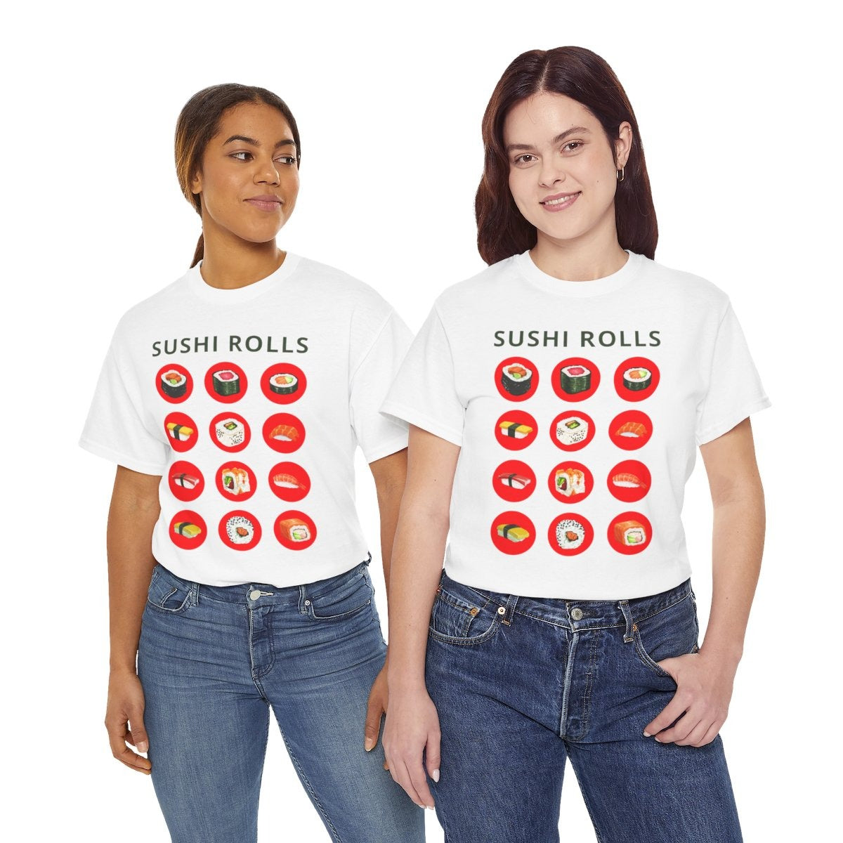 SUSHI ROLLS - Japanese Food (Basic Tee)