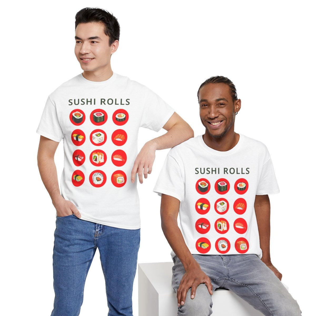 SUSHI ROLLS - Japanese Food (Basic Tee)