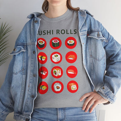 SUSHI ROLLS - Japanese Food (Basic Tee)
