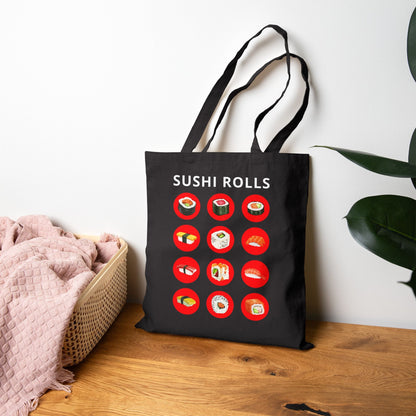 SUSHI ROLLS - Japanese Food (Tote Bag)