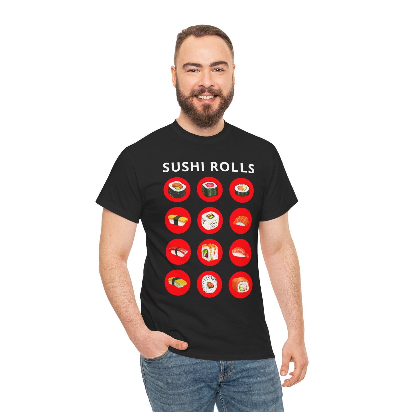 SUSHI ROLLS - Japanese Food (Basic Tee)