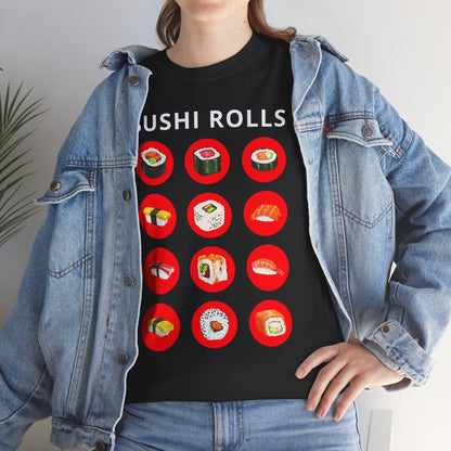 SUSHI ROLLS - Japanese Food (Basic Tee)