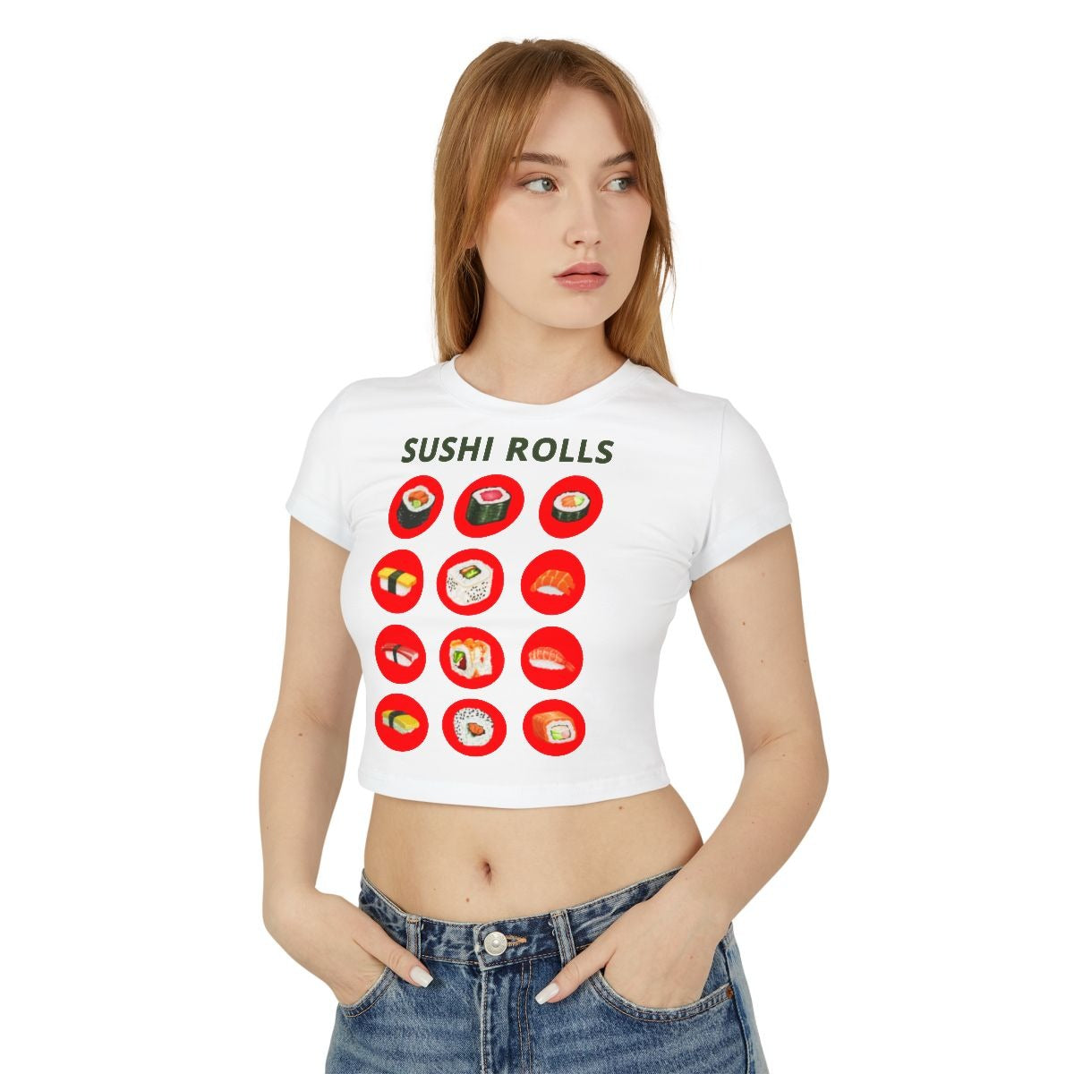 SUSHI ROLLS - Japanese Food (Crop Top)