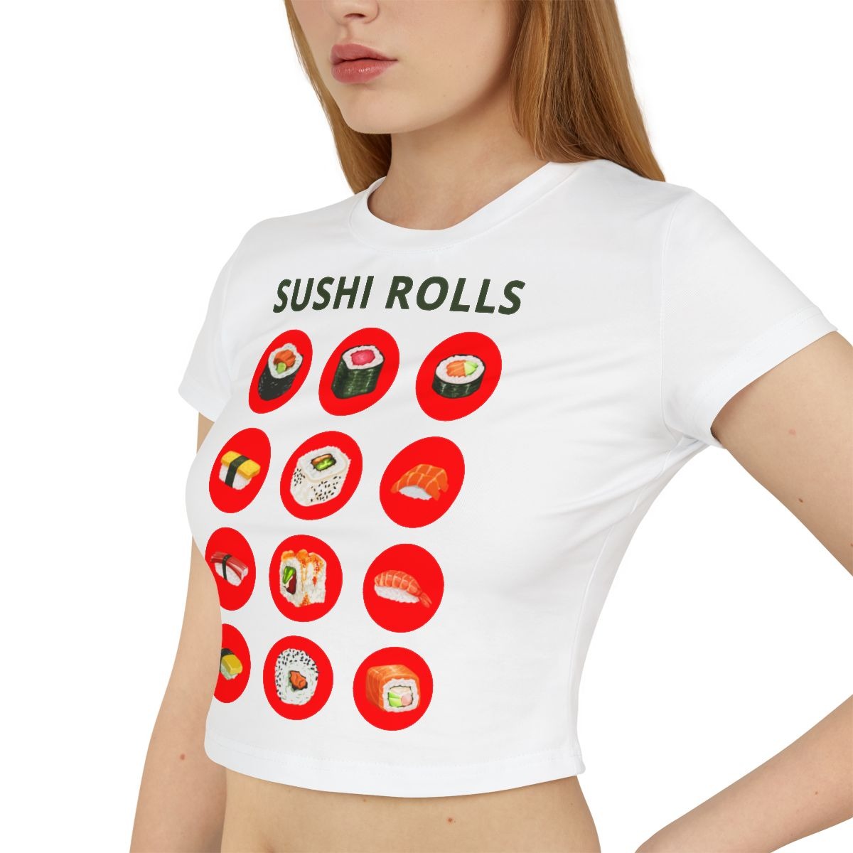 SUSHI ROLLS - Japanese Food (Crop Top)