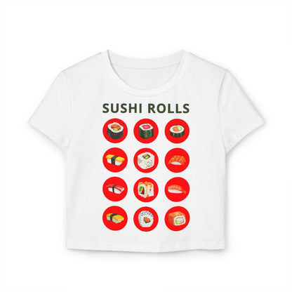 SUSHI ROLLS - Japanese Food (Crop Top)