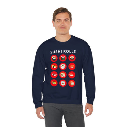 SUSHI ROLLS - Japanese Food (Sweatshirt)