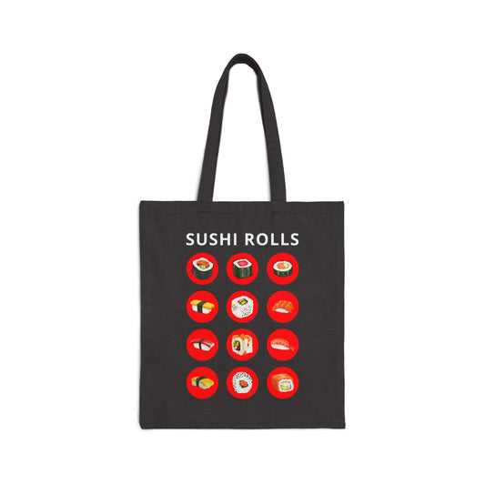 SUSHI ROLLS - Japanese Food (Tote Bag)
