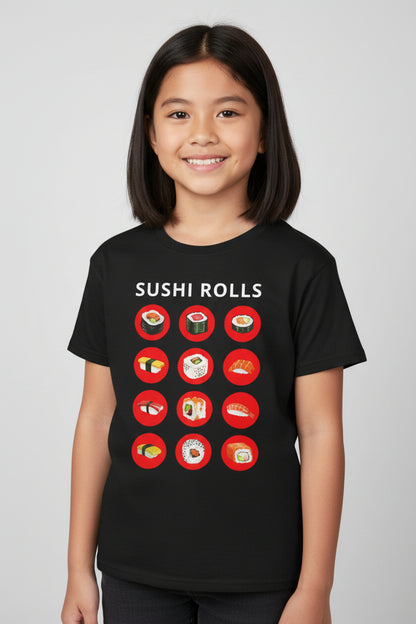 SUSHI ROLLS - Japanese Food (Kids Tee)