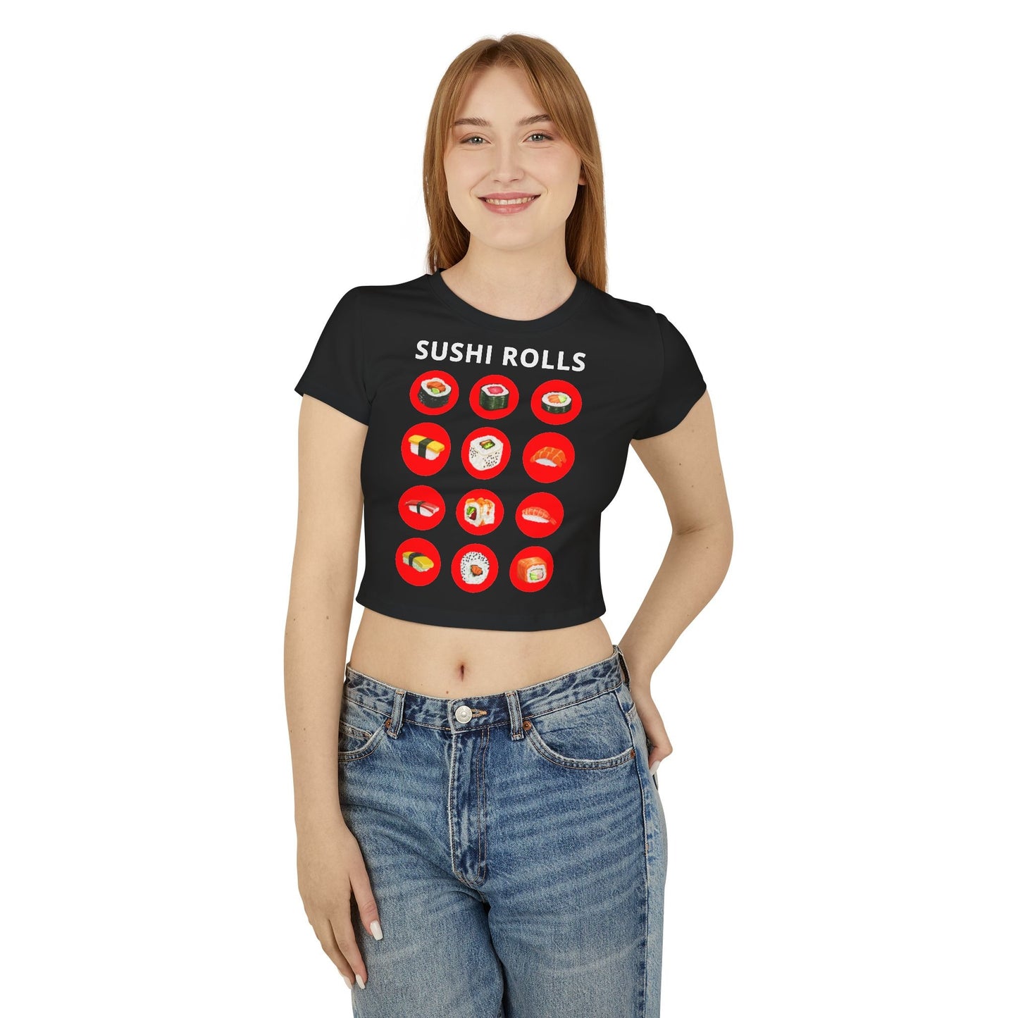 SUSHI ROLLS - Japanese Food (Crop Top)